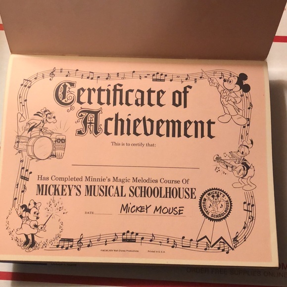 Rare Walt Disney Minnie's Magic Melody MUSIC BOOK - Picture 5 of 8